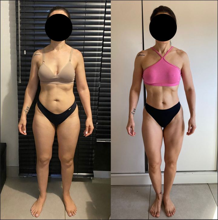 Antes e depois de aluno da PR Team