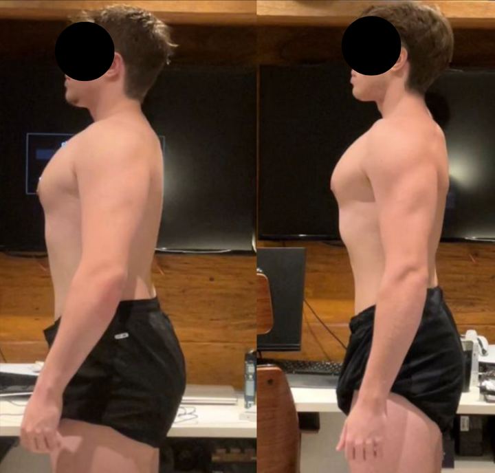 Antes e depois de aluno da PR Team